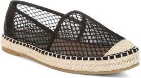 London Rag Manara Mesh Espadrille Flat in Black at Nordstrom Rack, Size 8.5