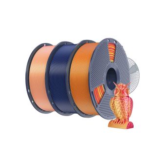 OEM Filamento Para Impresora 3d, Efecto Bicolor, Duradero Y Flexible, Mezcla De 6 Colores