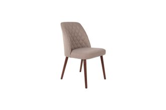 White Label Silla de tela beige