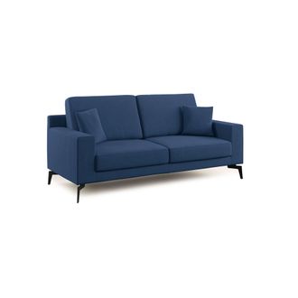 Divani.Store Prestige Sof&aacute; Moderno En Microfibra Desmontable 206 Cm Azul