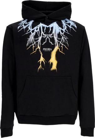 Phobia Archive Lichtgewicht Lange Mouwen Trainingspak Sweatshirt - Heren - Hoodies - Zwart - S - Katoen - Hoodies & sweatvesten