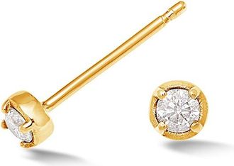 Dower & Hall 14k Stargazer Diamond Studs