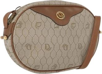Dior Pre-owned Vintage Schoudertas - Dames - Vintage Schoudertas - Beige - ONE Size - Leer - Vintage