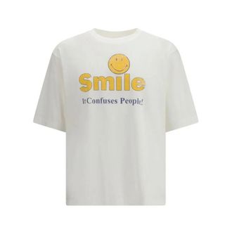 Dsquared2 T-Shirts, male, White, Size: M Cotton Crew Neck T-Shirt