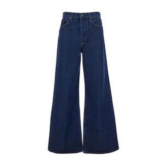 A Gold E Foxley Wide Jeans - female - Agolde - Wide Jeans - Blue - W28 - Jeans