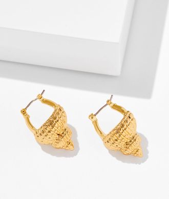 Talbots Seaside Treasures Stud Earrings - Gold - 001 Talbots