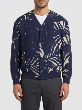 Emporio Armani Bomber in misto lino e cotone stampata Emporio Armani