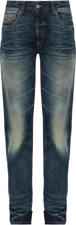 Diesel D-Heel-Fsj 3 Jeans - Dames - Regular Fit Jeans - Blauw - W24 L32 - Katoen - Jeans