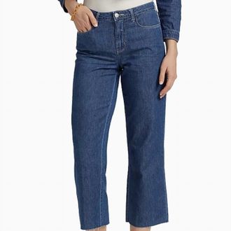 L'agence Wanda Cropped Wide-Leg Jeans In Spokane