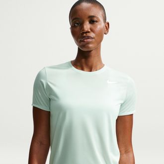 Nike Womens Dri-FIT T-Shirt in Green | DX0687-394