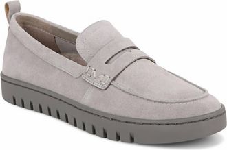 Vionic Womens Uptown Suede Loafer In Grey