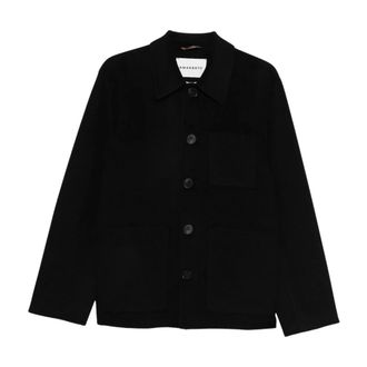 Amaranto Overshirt - Heren - Zomerjassen - Zwart - L - Kasjmier - Jassen