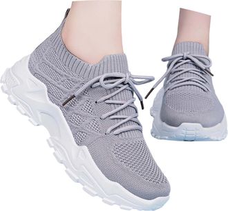 Generic Sports Shoes Women Wide Feet Comfortable Laces Sneakers Leisure Womens Shoes Wide H Walking Shoes Casual Gym Fitness Womens Trainers Running Shoes Sli