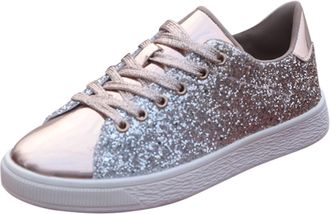 Generic Sequin Glitter Trainers, Womens Sports Shoes, Fashion Flat Trainers, Breathable Running Shoes, Slip-On Jogging Shoes, Outdoor Walking Shoes, Casual Sh