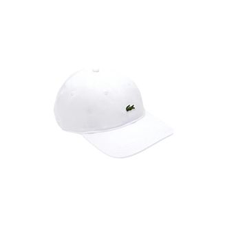 Lacoste Small Logo Unstructured Cap - unisex - Petten - Wit - ONE Size - Accessoires