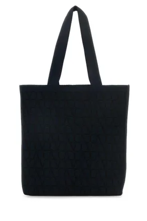 Valentino Garavani Navy blue Toile Iconographe Tote Bag