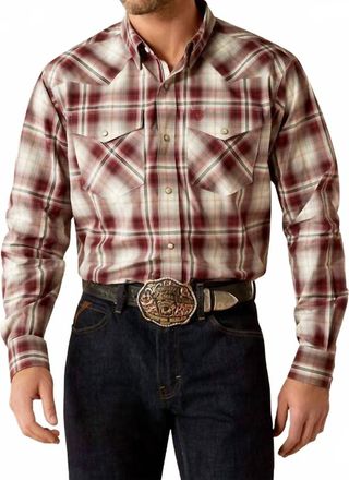Ariat Walt Classic Fit Shirt In Red
