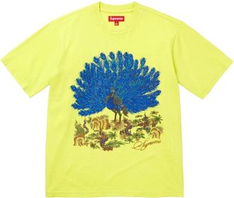 SUPREME FW25 Peacock S/S T-Shirt Lime FW25KN96-LIME