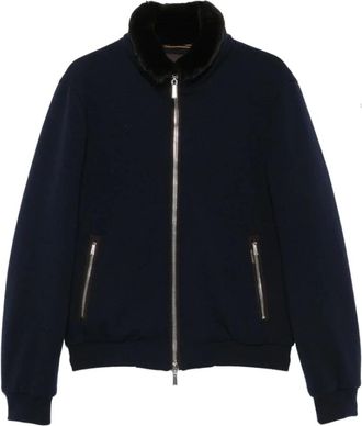 Moorer Bellati Jack - Heren - Jassen - Blauw - Maat: 7XL Wol