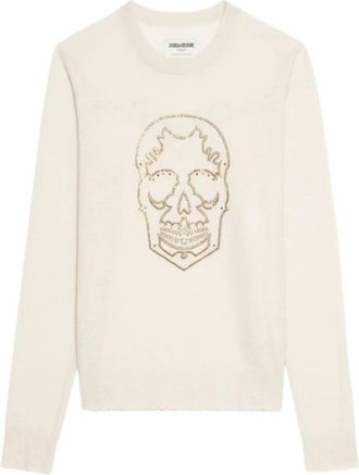 Zadig&Voltaire Miss Jumper - Dames - Cashmere truien - Beige - L - Wol - Truien & Vesten