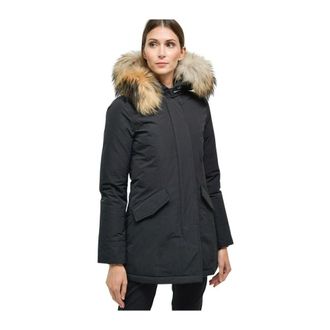 Woolrich Dames, Jassen, Zwart, Maat: XS Poliester