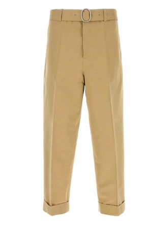 Jil Sander belted chinos - Neutrals