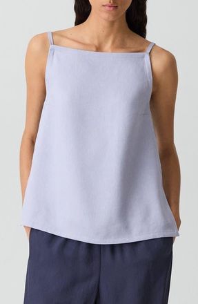 Theory Apron Linen Blend Tank in Cornflower at Nordstrom, Size X-Large
