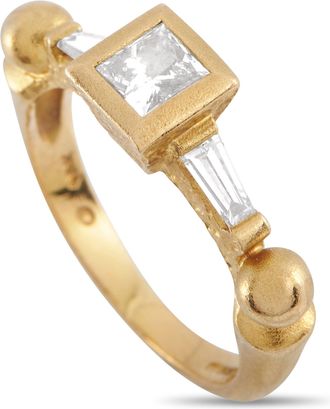 Paul Morelli 18K Yellow Gold 0.53ct Diamond Geometric Ring PM19-031725