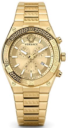 Versace VESO01424 Sporty Greca chronograaf horloge 46 mm