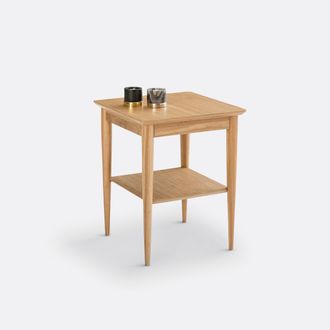 La Redoute Interieurs Bijzettafel of nachtkastje in essenhout LUSSAN