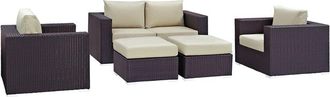 ModWay Convene 5-Piece Outdoor Patio Sofa Set