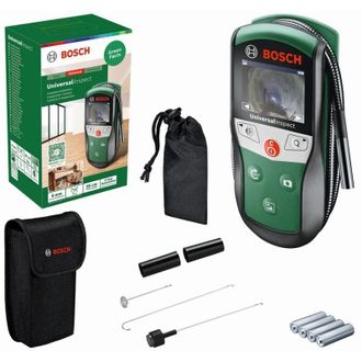 Bosch C&aacute;mara De Inspecci&oacute;n Universalinspect (c&aacute;mara De Endoscopio De &Oslash; 8 Mm Con Im&aacute;genes En Color, Longitud Flexible De 0,95 M Y Funci&oacute;n De Memoria Incorpor