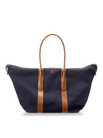 Polo Ralph Lauren Canvas Shoulder Bag With Embroidered Logo