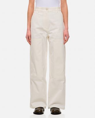 Cecilie Bahnsen Wide-Leg Virgin Denim Trousers