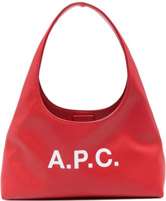 A.P.C. A. p.c. Logo-print Shoulder Bag