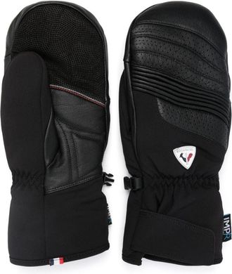 Rossignol Concept leather mittens - men - Polyamide/Polyester/Goat Skin/Elastane - L - Black