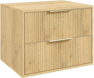 Badplaats Mobile lavabo Rimini 60 cm - rovere - mobile bagno con cassetti