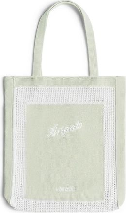 Axel Arigato Oceane Gebreide Shopper - Dames - Shoppers - Groen - ONE Size - Katoen - Tassen