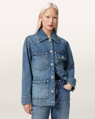 AllSaints Bex Oversized Denim Jacket