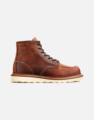 Red Wing Shoes Mens Red Wing 6 Moc Toe Boot - Brown - Size: 8.5