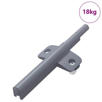 vidaXL Amortiguador De Cierre Suave 1161 Pcs Gris 125 X 47 X 15 Mm Pp Vidaxl