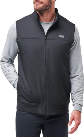 Travis Mathew Wanderlust Vest in Black at Nordstrom, Size Xx-Large