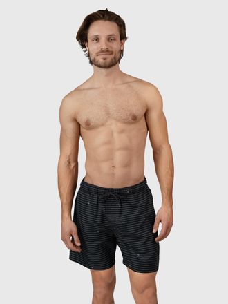 Brunotti Badeshorts BRUNOTTI, Herren, Gr. XXL, N-Gr, schwarz, Obermaterial: 100% Polyester, Badehosen Badeshorts, mit seitlichen Mesh-Eingriffstaschen, mit Mes