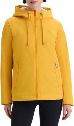 Hunter Blake Short Waterproof Rain Jacket in Yellow at Nordstrom Rack, Size Large