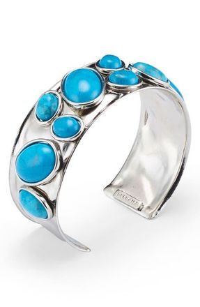Lelet NY Vega Stone Cuff Bracelet in Turquoise at Nordstrom