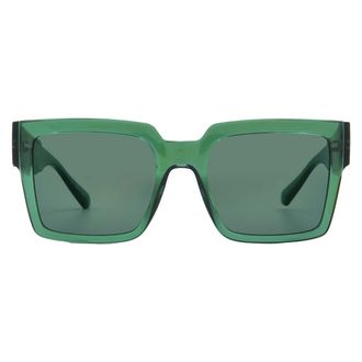 Calvin Klein Green Square Unisex Sunglasses CKJ23622S 300 53