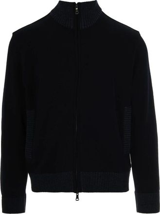 Paul & Shark Blauwe Wollen Trui - Heren - Vesten - Blauw - XL - Wol - Truien & Vesten