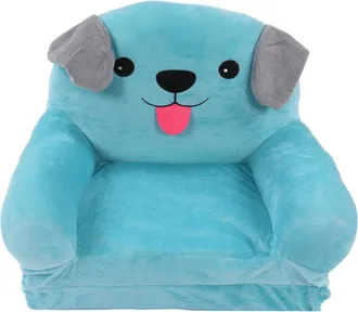 OEM Sof&aacute; Cama Infantil, Estampado De Cachorros Azules, Funda Extra&iacute;ble, Reposabrazos Anchos, Dormitorio