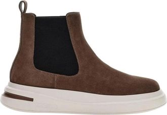 Guess Elko Chelsea Boot - Heren - Chelseaboots - Bruin - 40 EU - Su&egrave;de - Schoenen