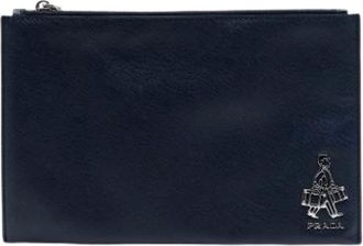 Prada Pre-owned Clutches, female, Blue, Size: ONE SIZE Pre-owned Clutch Bag